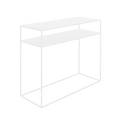 Console TENSIO 2 Floor Metal 100x35 - Bianco