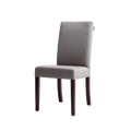 Sedia Wilton 98 Steel, Noce