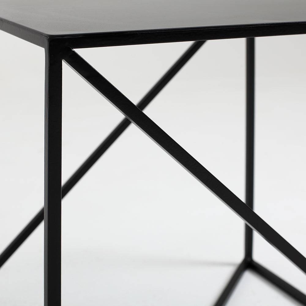 Tavolino laterale MEMO 50x50, Nero