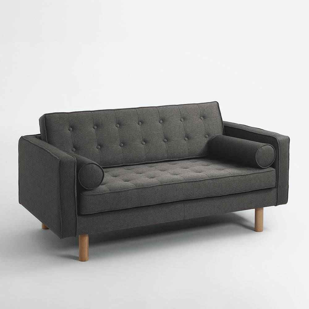 Divano 2 Posti TOPIC WOOD, Steel, Naturale