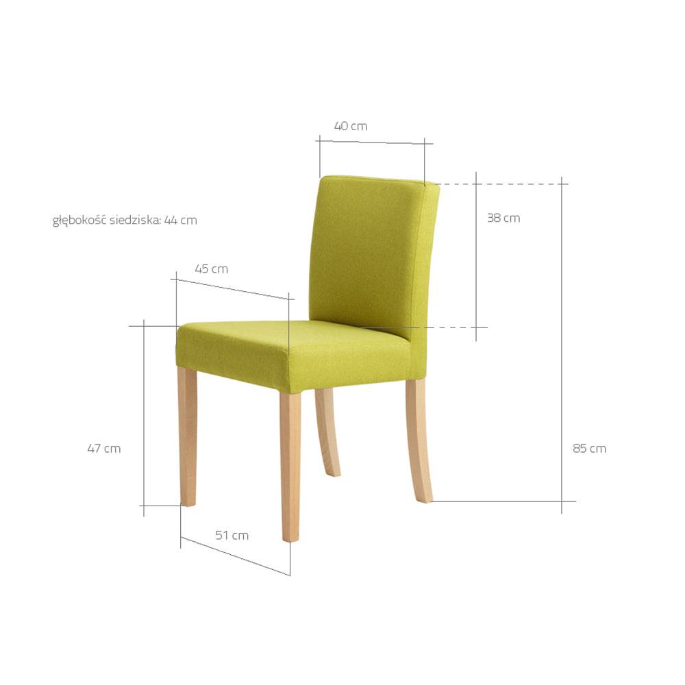 Sedia Wilton Carbon, Naturale