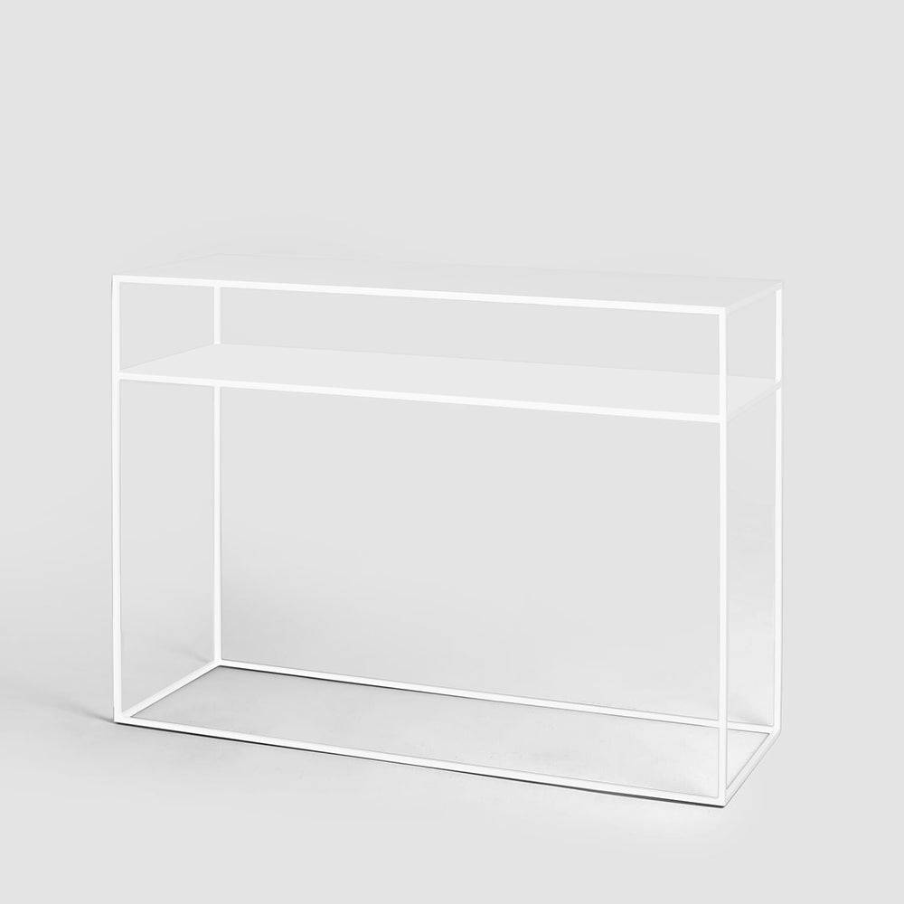Console TENSIO 2 Floor Metal 100x35 - Bianco