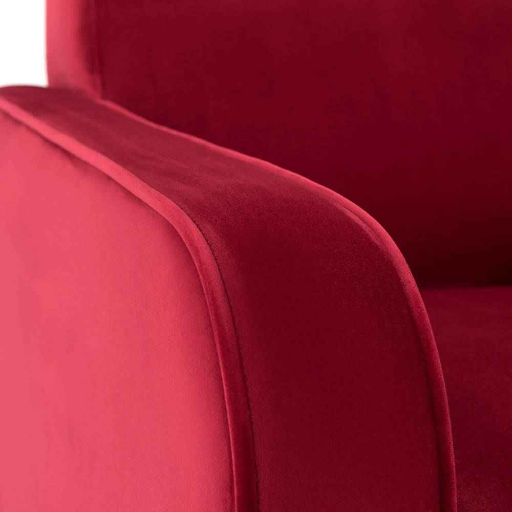 Poltrona PANDA - Cranberry, naturale