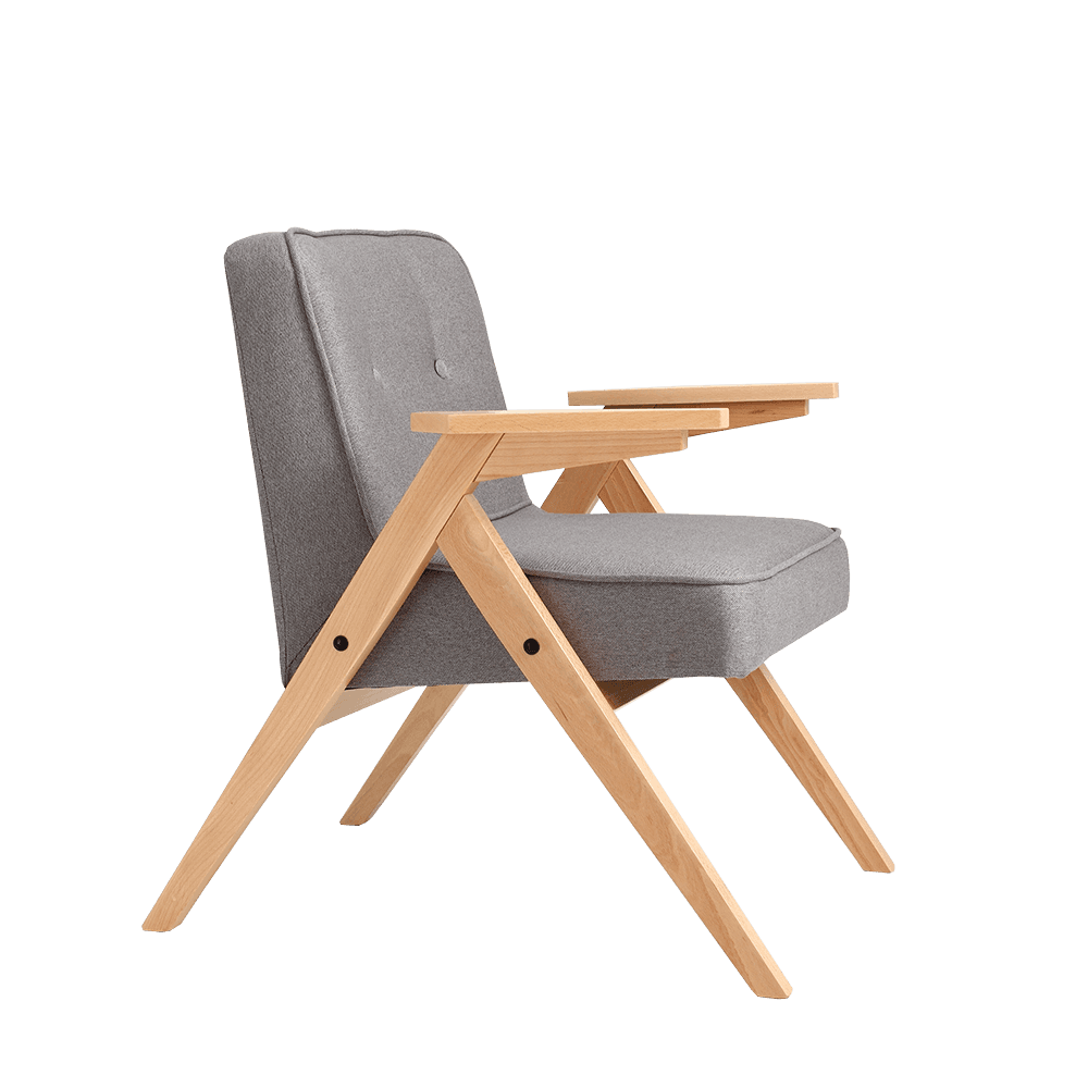 Poltrona VINC Steel, Naturale
