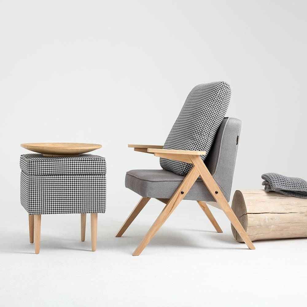 Poltrona VINC Steel, Naturale