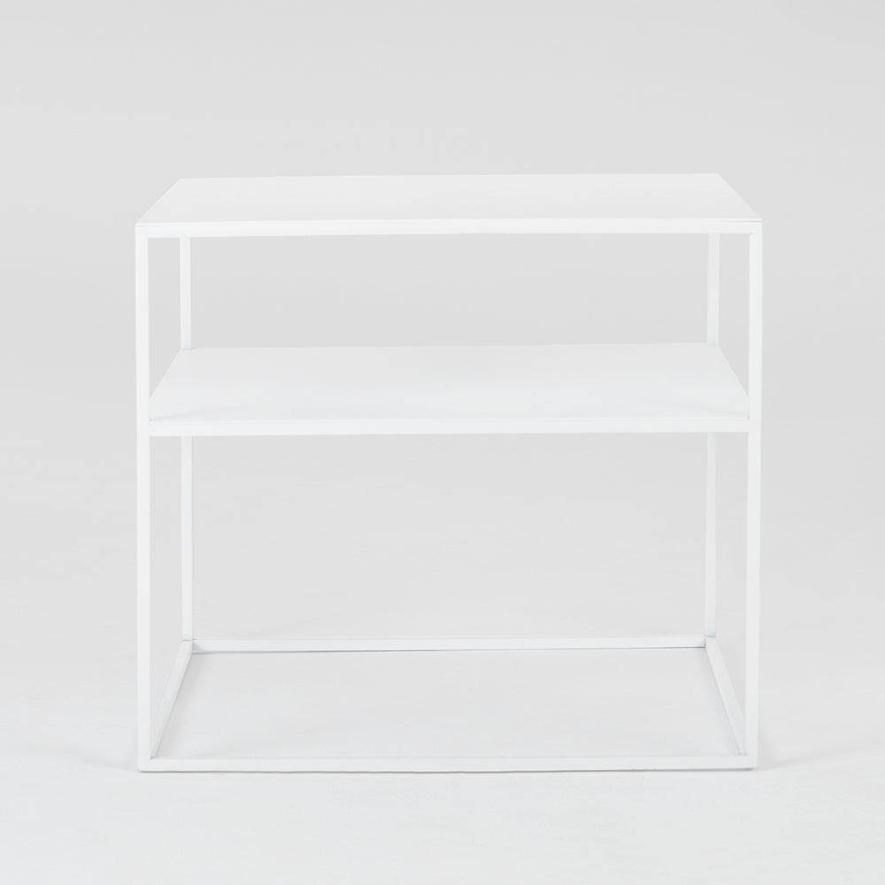 Tavolino da Caffè TENSIO 2 Floor Metal 50 - Bianco