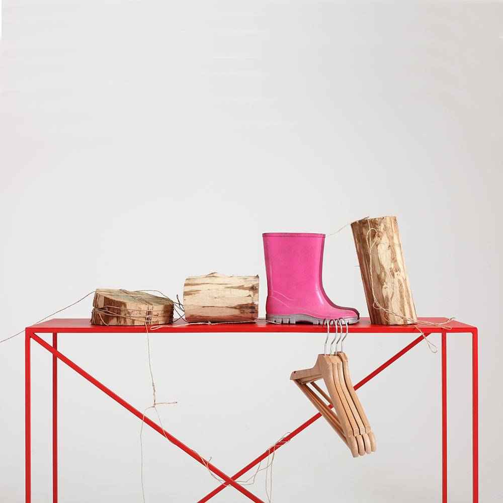 Credenza MEMO METAL 100 rosso