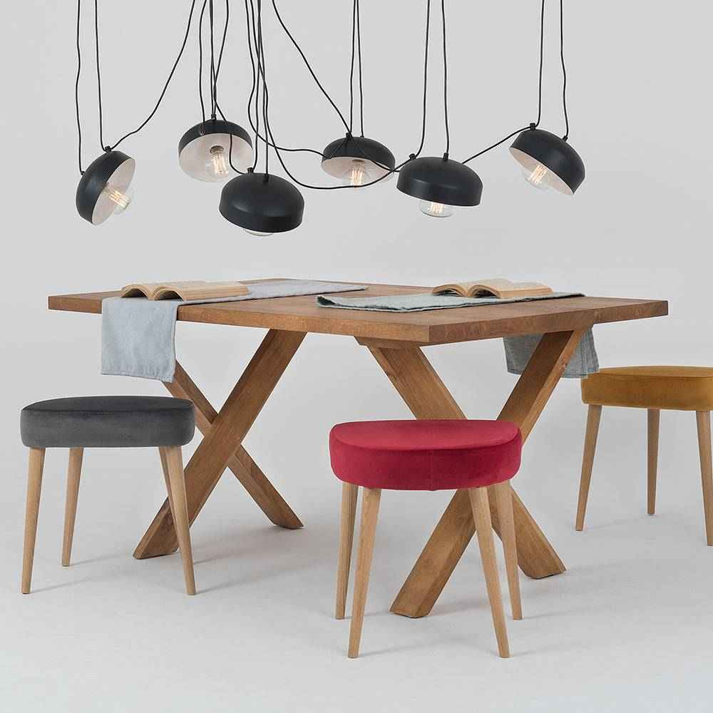 Lampadario POPO FLAT L 6 - Nero