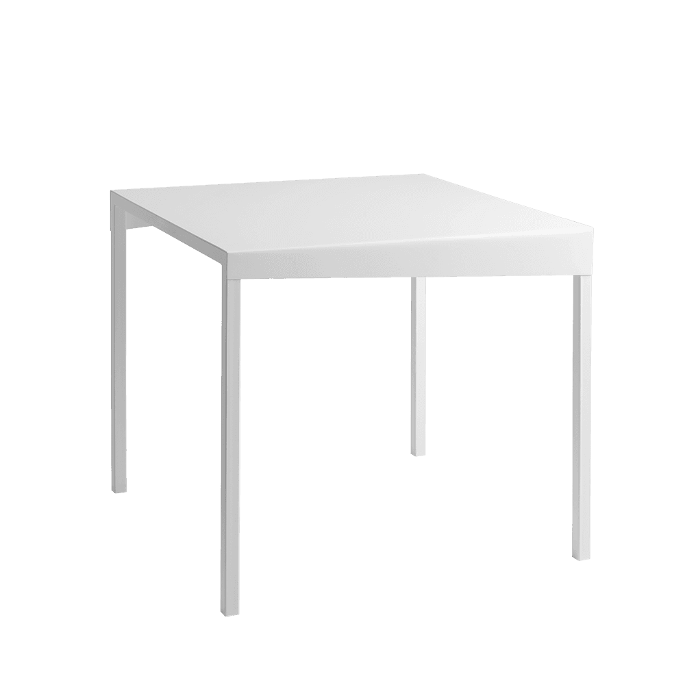 Tavolo Obroos Metal 80x80 - Bianco