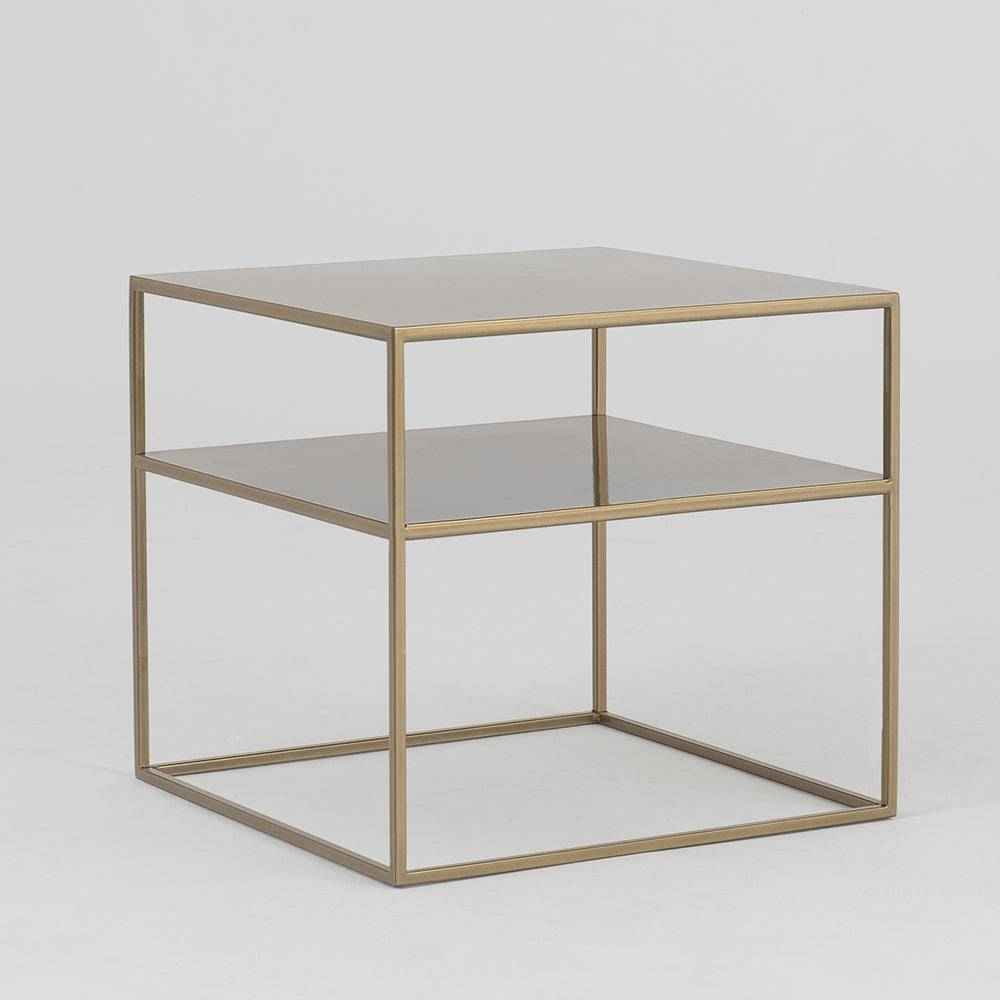 Tavolino Tensio 2 Floor Metal - oro