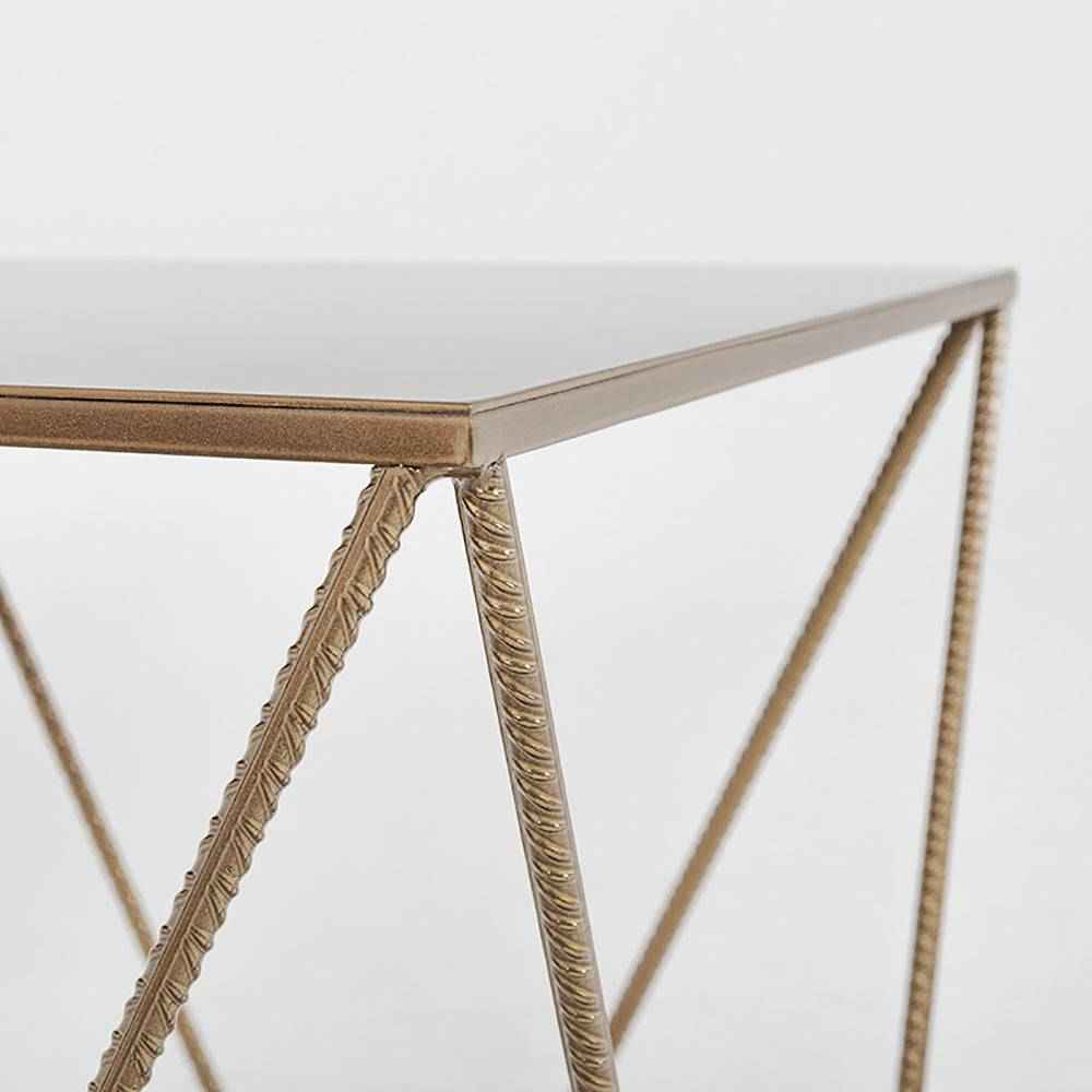 Tavolino DARYL METAL 55, oro