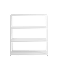 Libreria HYLLER METAL 100x110, bianco