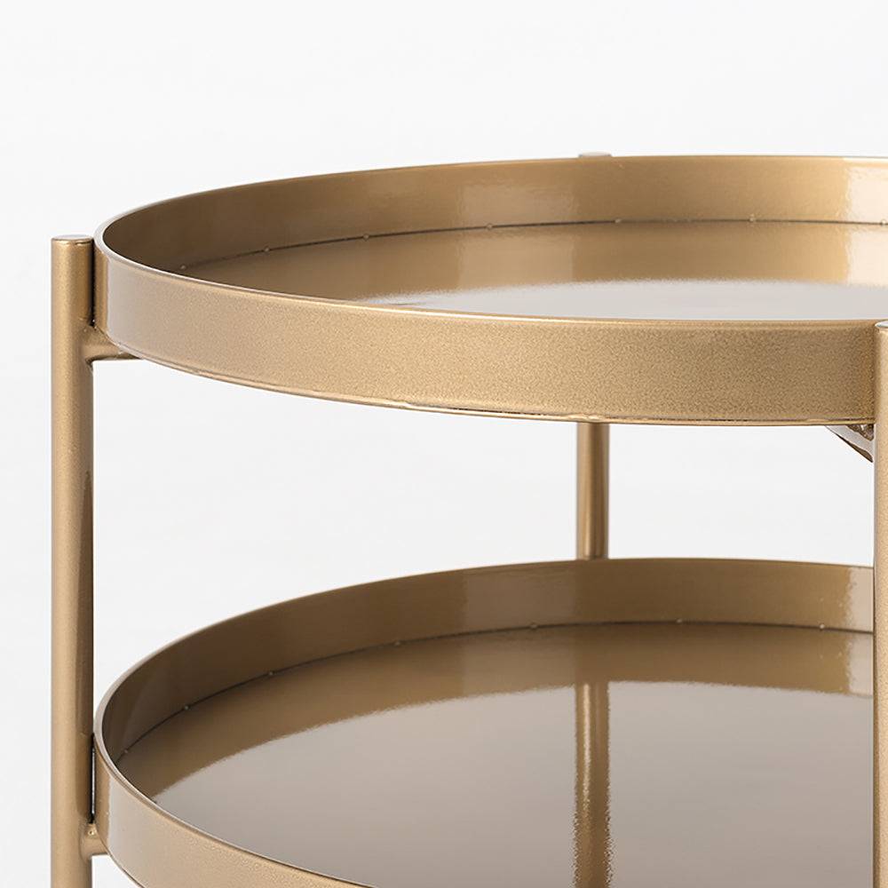 Tavolino da Caffè HANNA METAL 60 - Oro