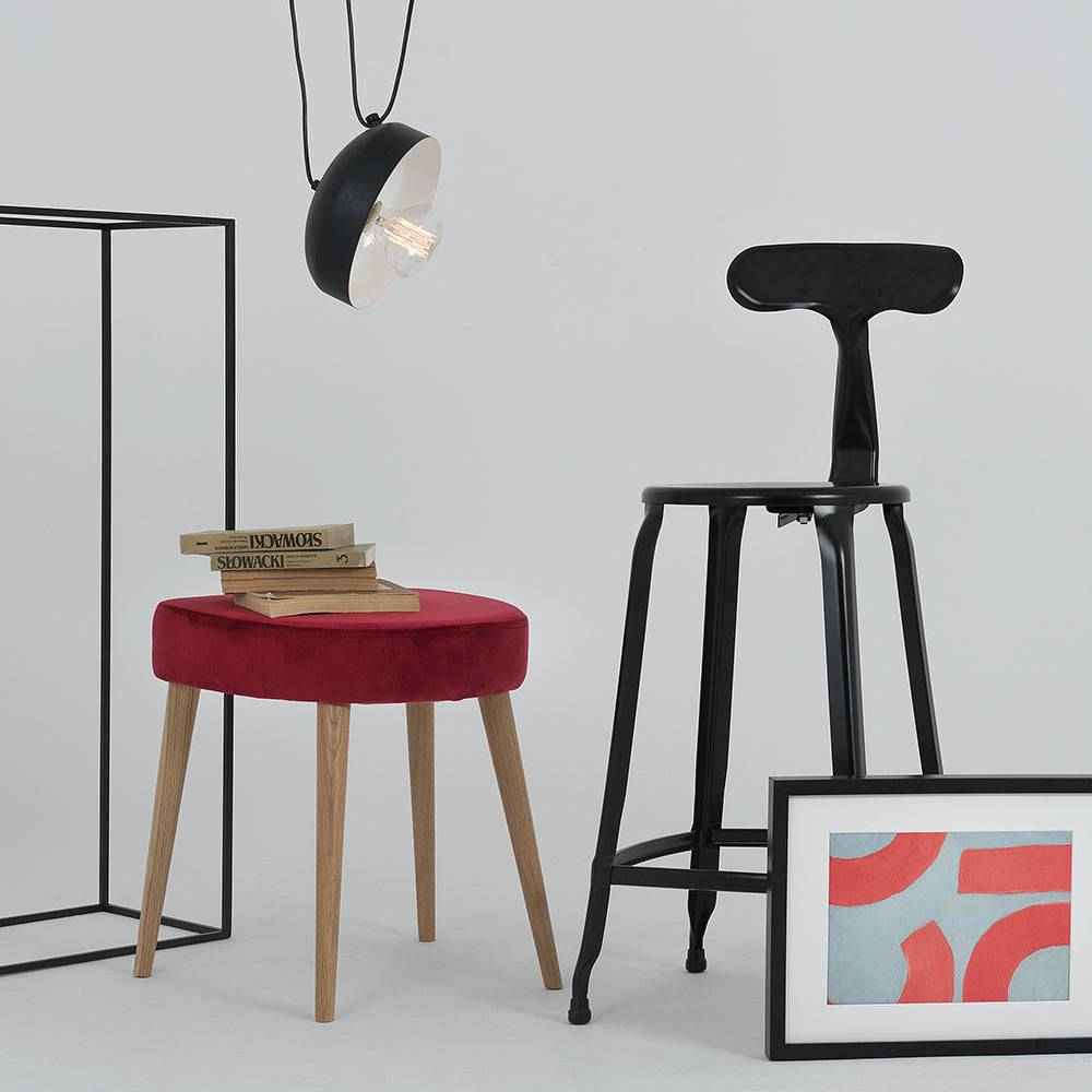 Lampadario POPO FLAT 1 - nero