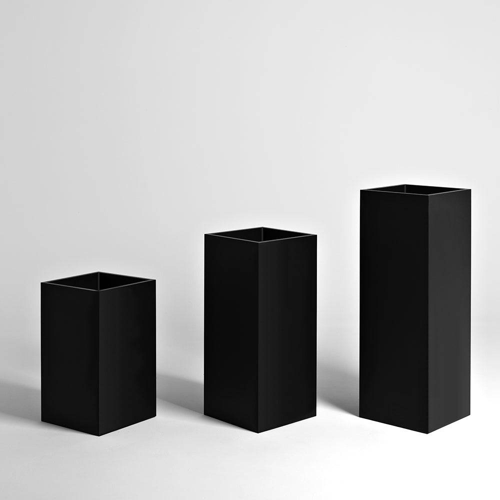 Vaso PALMUS 80x35x35 - nero