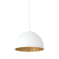 Lampada a Sospensione LEONARD L - Oro e Bianco