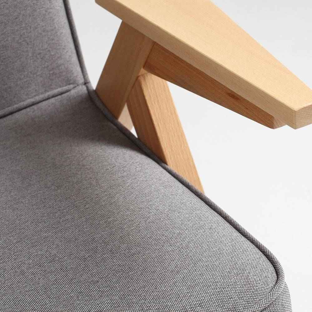 Poltrona VINC Steel, Naturale