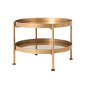 Tavolino da Caffè HANNA METAL 60 - Oro