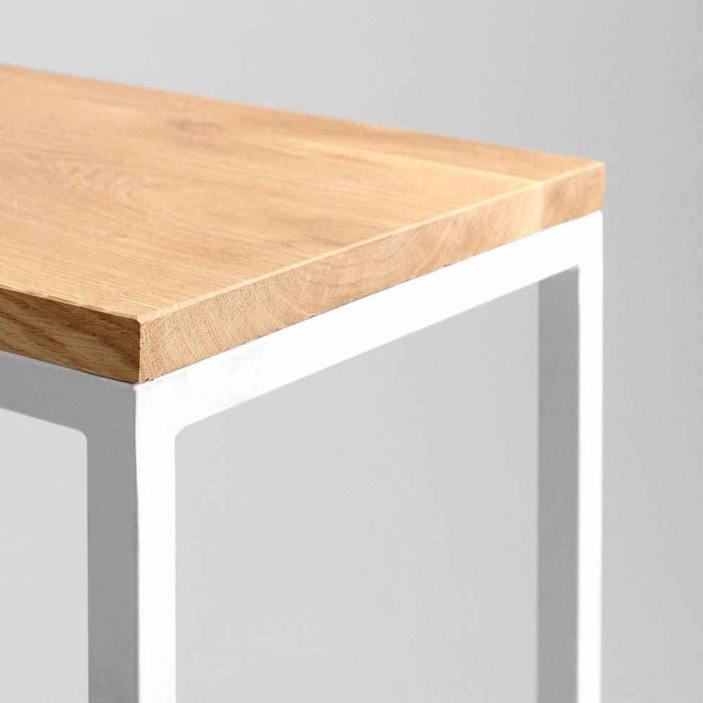 Credenza JULITA 92-1F, rovere, bianco