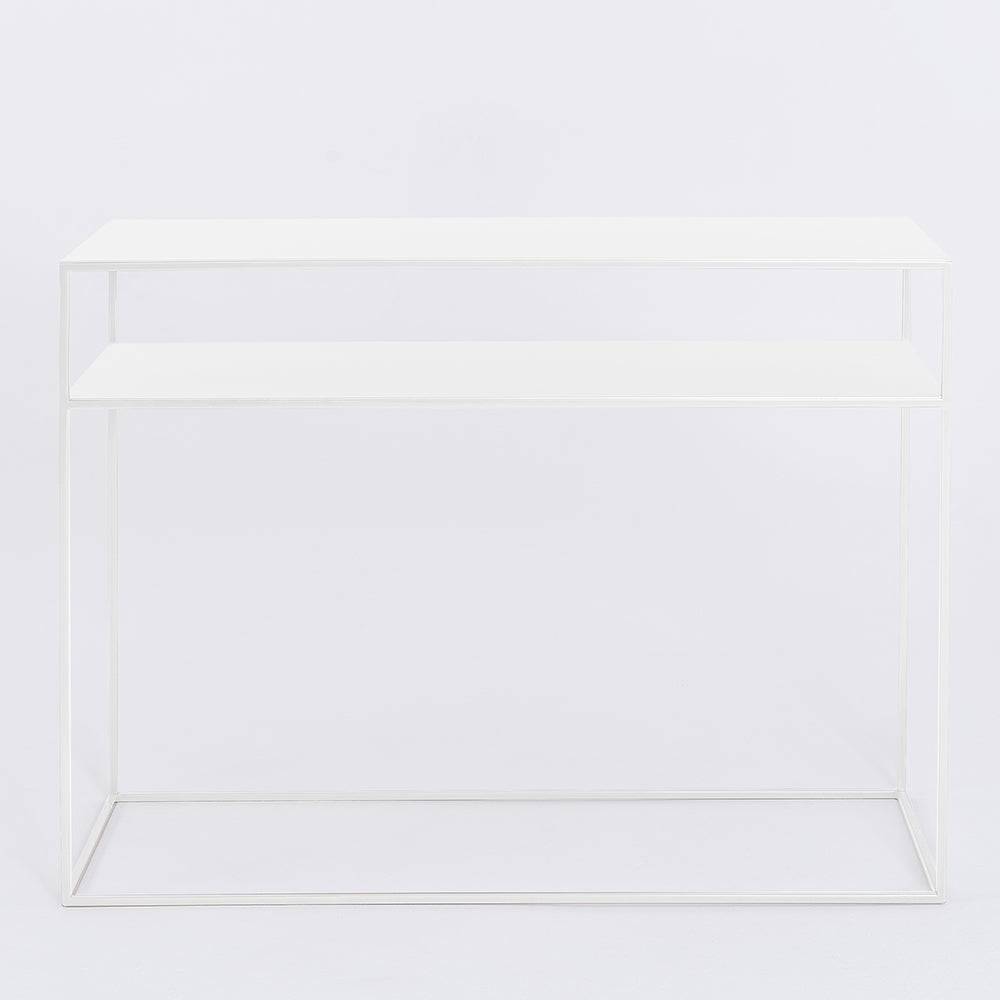 Console TENSIO 2 Floor Metal 100x35 - Bianco