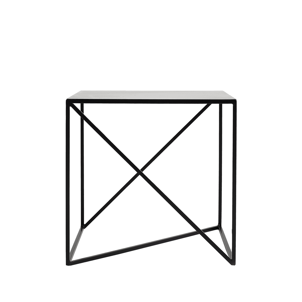 Tavolino laterale MEMO 50x50, Nero