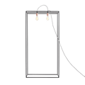 METRIC Piantana M - Nero
