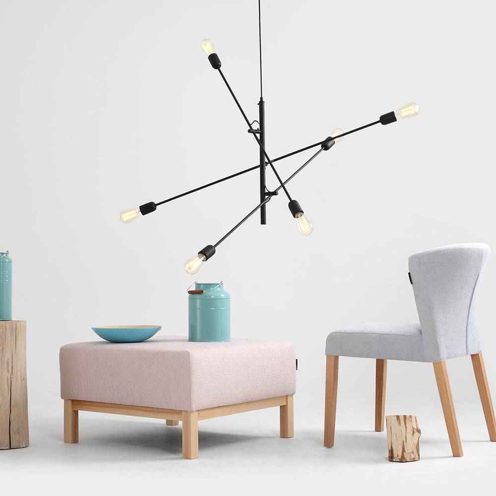 Lampada TWIGO 6 - Nero