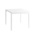 Tavolino OBROOS METAL 80, bianco
