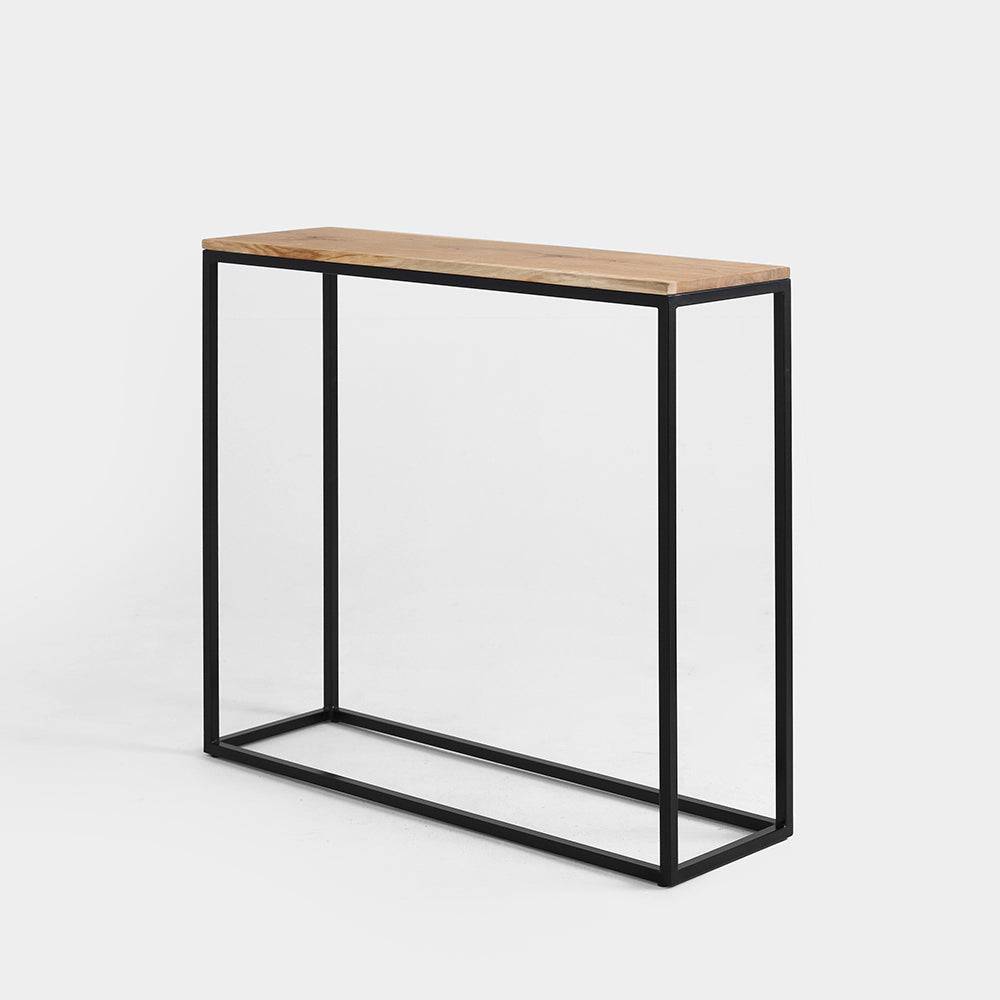 Credenza JULITA 92-1F, rovere, nero