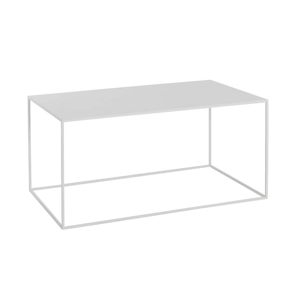 Tavolino TENSIO METAL 100x60, bianco