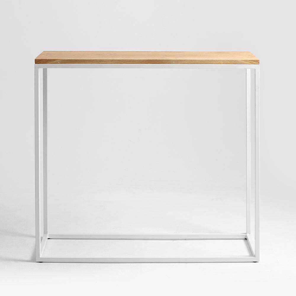 Credenza JULITA 92-1F, rovere, bianco