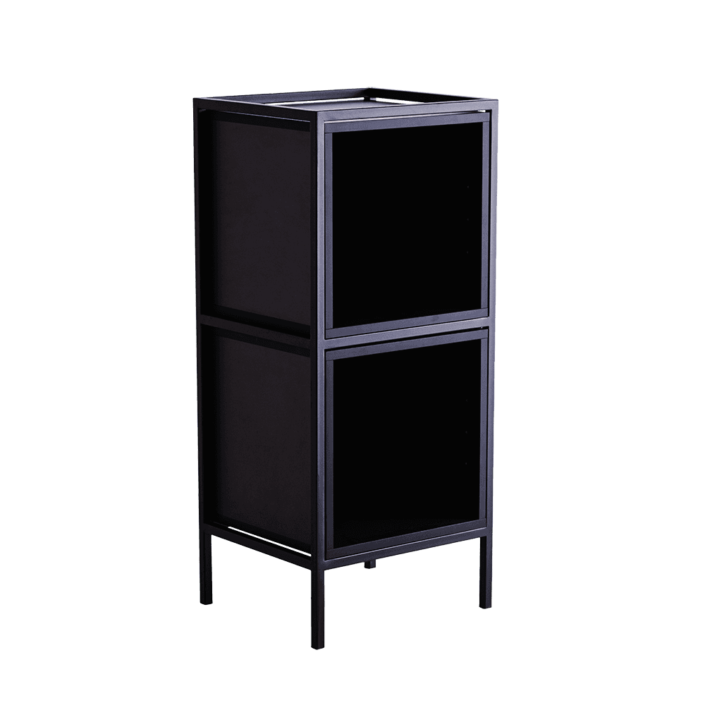 Rack SKAP Nero - 1 Ripiano 2 Box