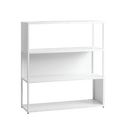 Libreria HYLLER SIDE METAL 100x110, bianco