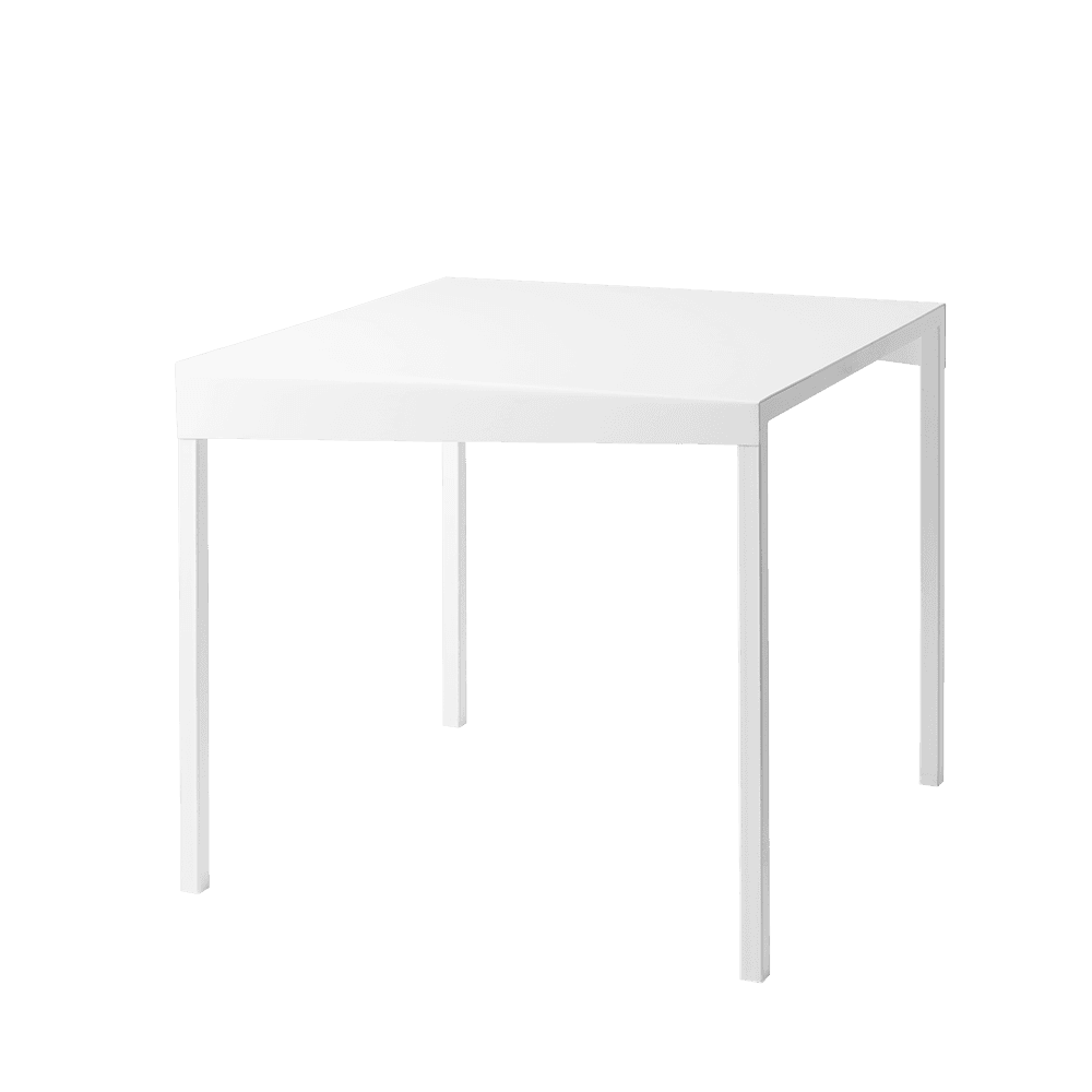 Tavolino OBROOS METAL 50, bianco