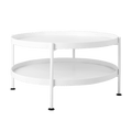 Tavolino da Caffè HANNA METAL 60 - Bianco
