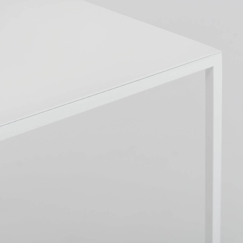 Tavolino TENSIO METAL 100x60, bianco