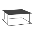 Tavolino WALT METAL 100x100 nero
