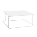 Tavolino WALT METAL 100x100 Bianco