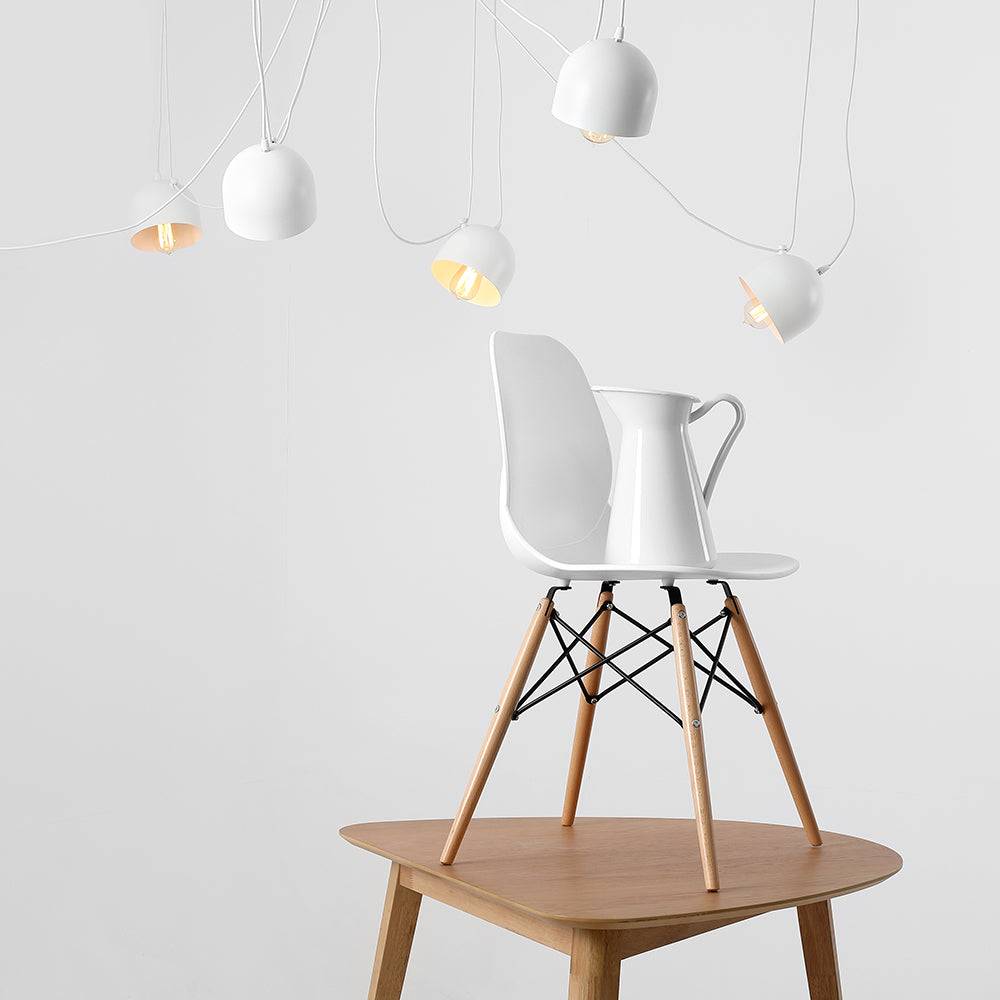 Lampadario POPO 6 - Bianco