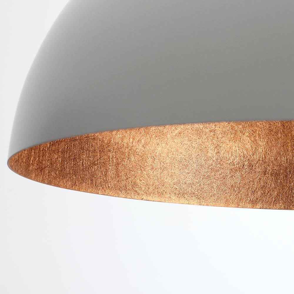 Plafoniera LORD 90 - Rame e Bianco
