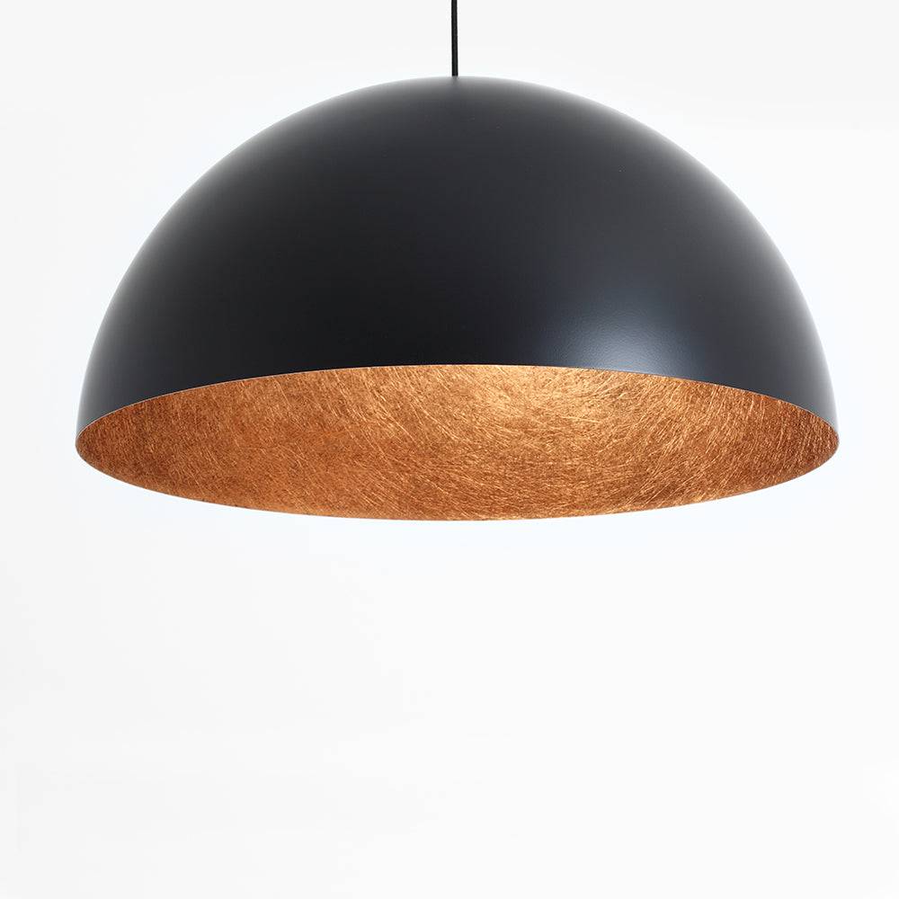 Plafoniera LORD 70 - Rame e Nero