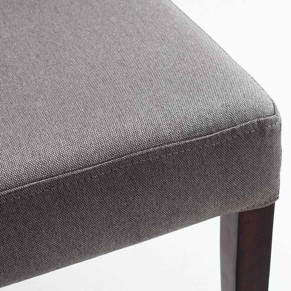 Sedia Wilton 98 Steel, Noce