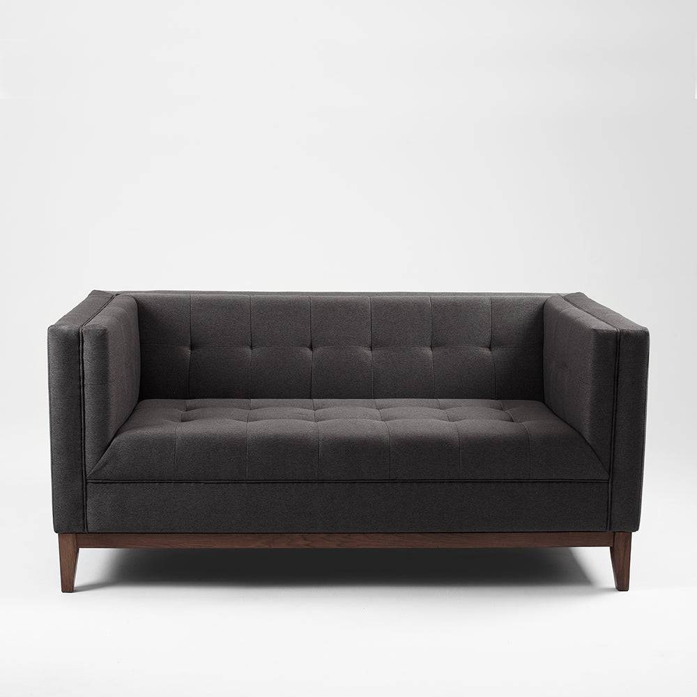 Divano Letto 2 Posti BY TOM, Carbone - Noce