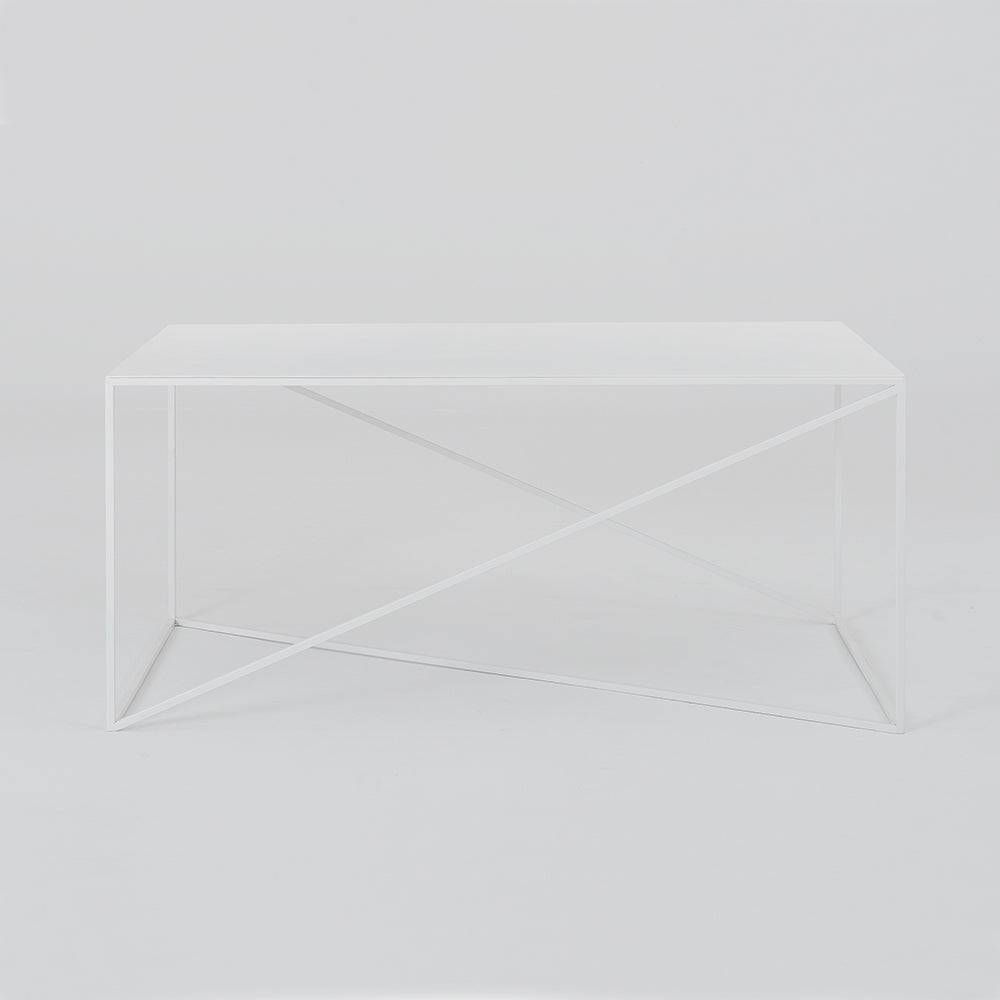 Tavolino MEMO METAL 100x60 Bianco