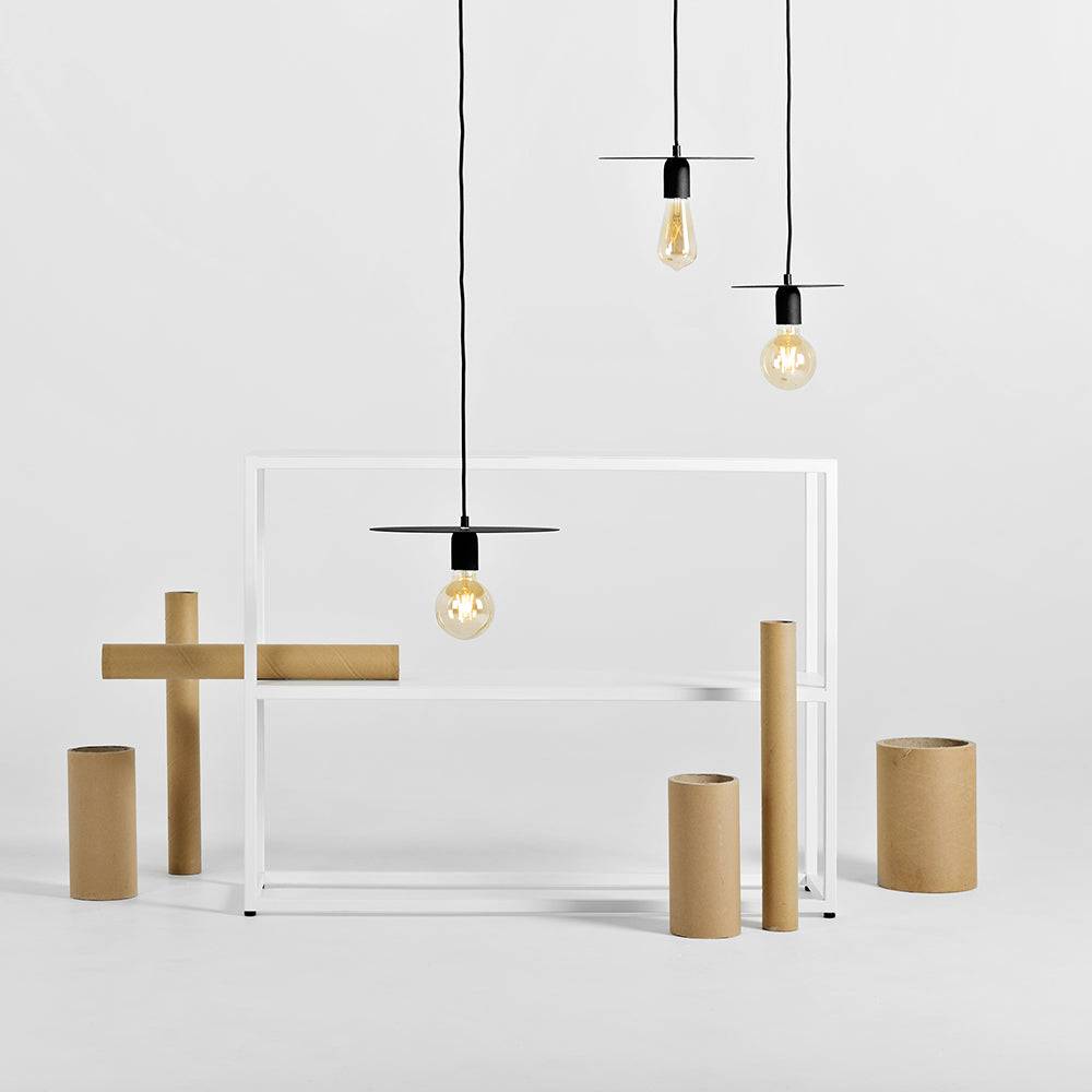 Lampada a Sospensione SKIVAS S - Nero
