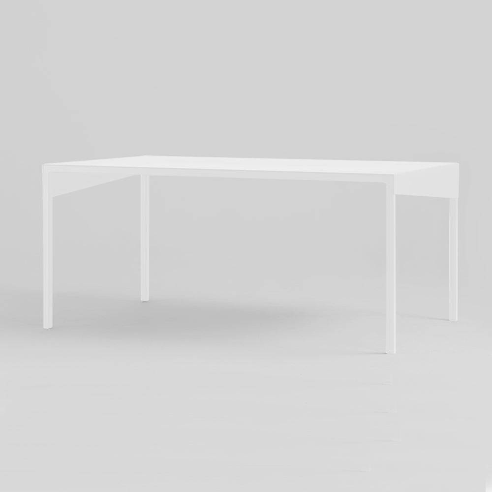 Tavolino OBROOS METAL 100x60, bianco