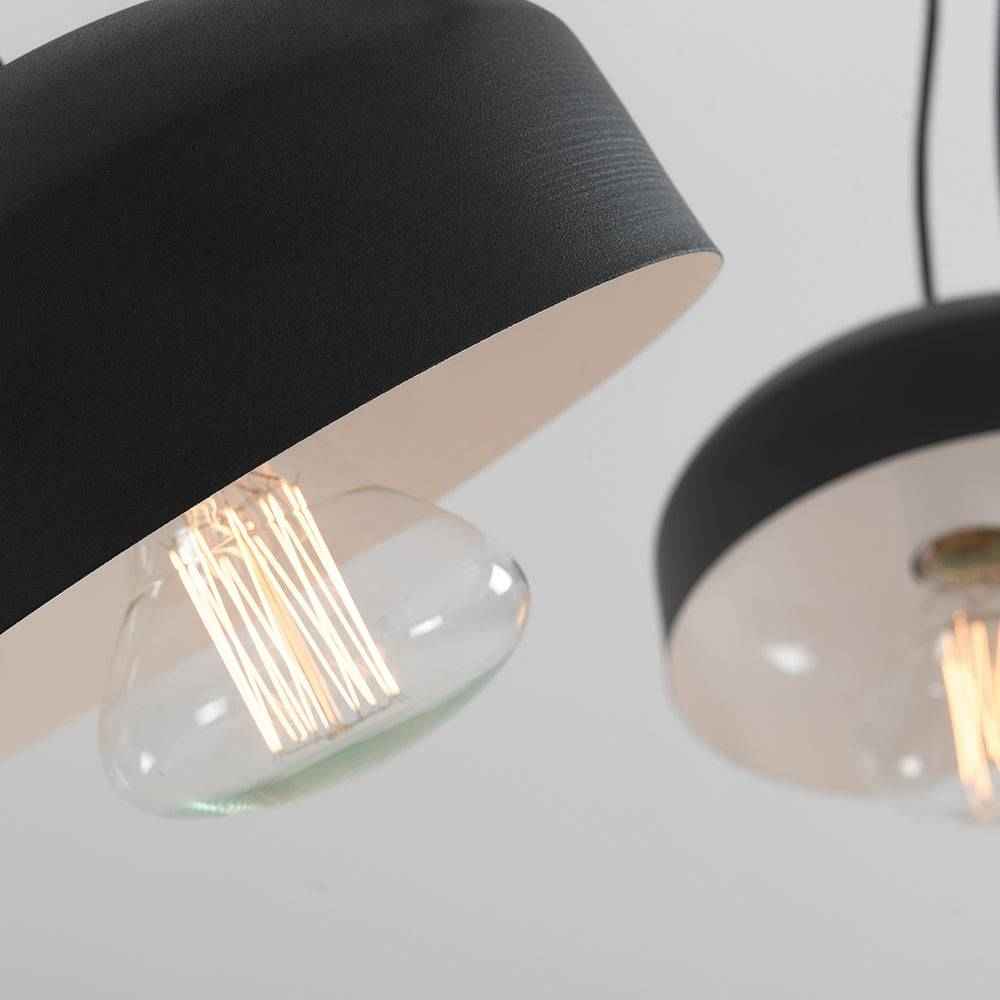 Lampadario POPO FLAT L 6 - Nero
