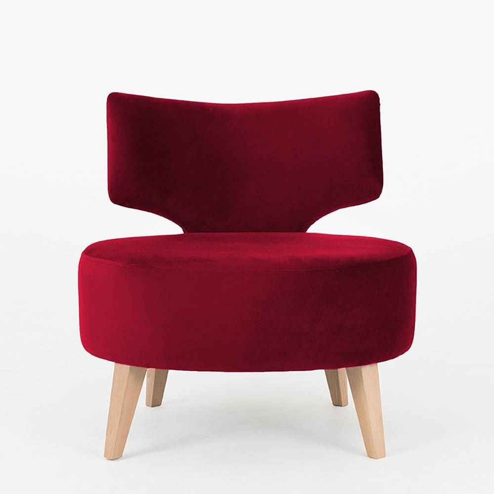 Poltrona FLIPPIN - cranberry naturale