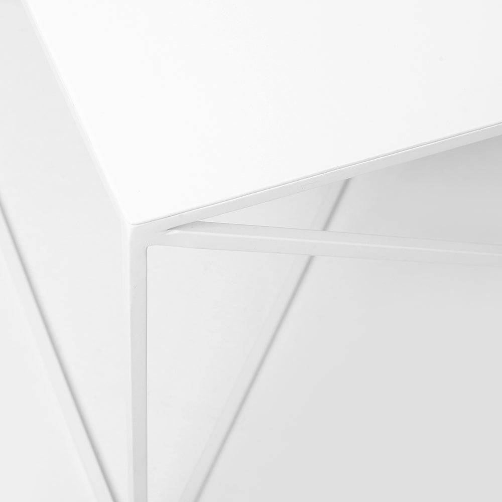 Tavolino MEMO METAL 80x80 Bianco