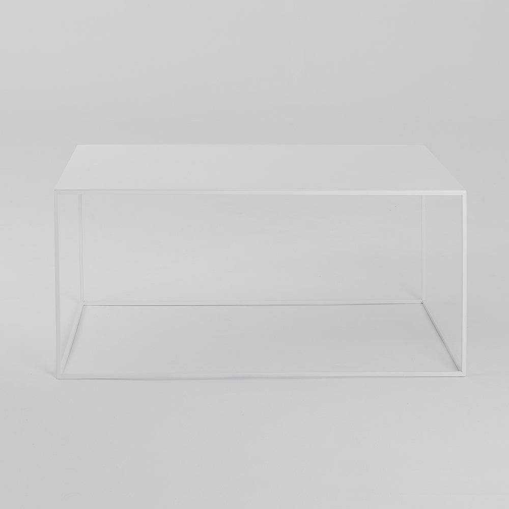 Tavolino TENSIO METAL 100x60, bianco